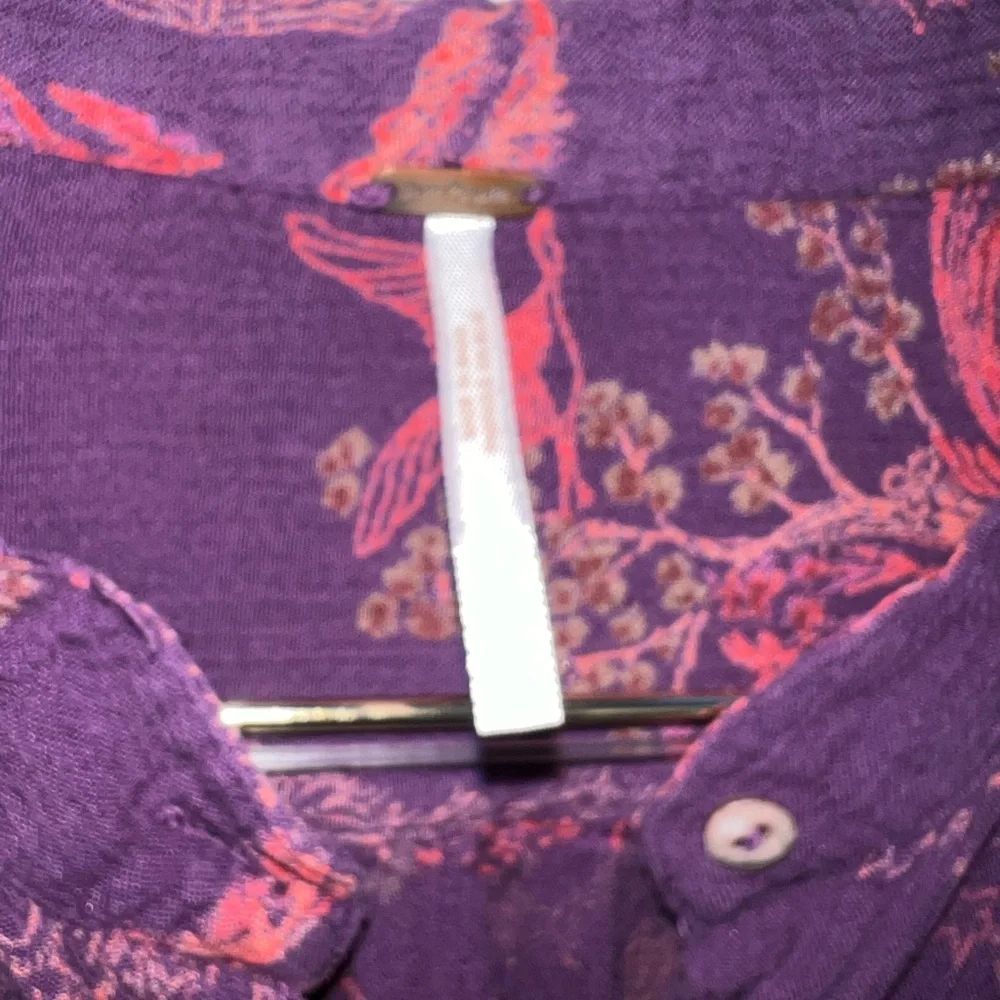 Free People Purple and Red Blouse‎
